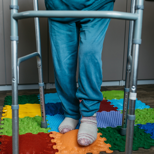 Mats sensoriales y adultos mayores