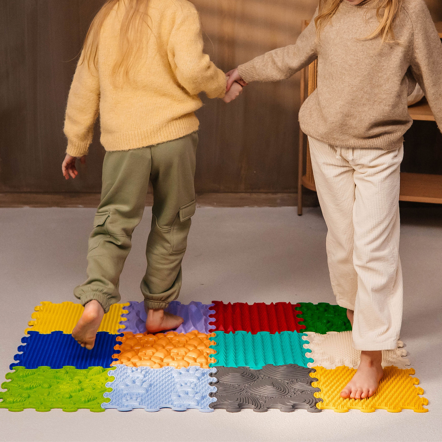 Set All in One Mat alfombra sensorial 12 piezas Ortoto