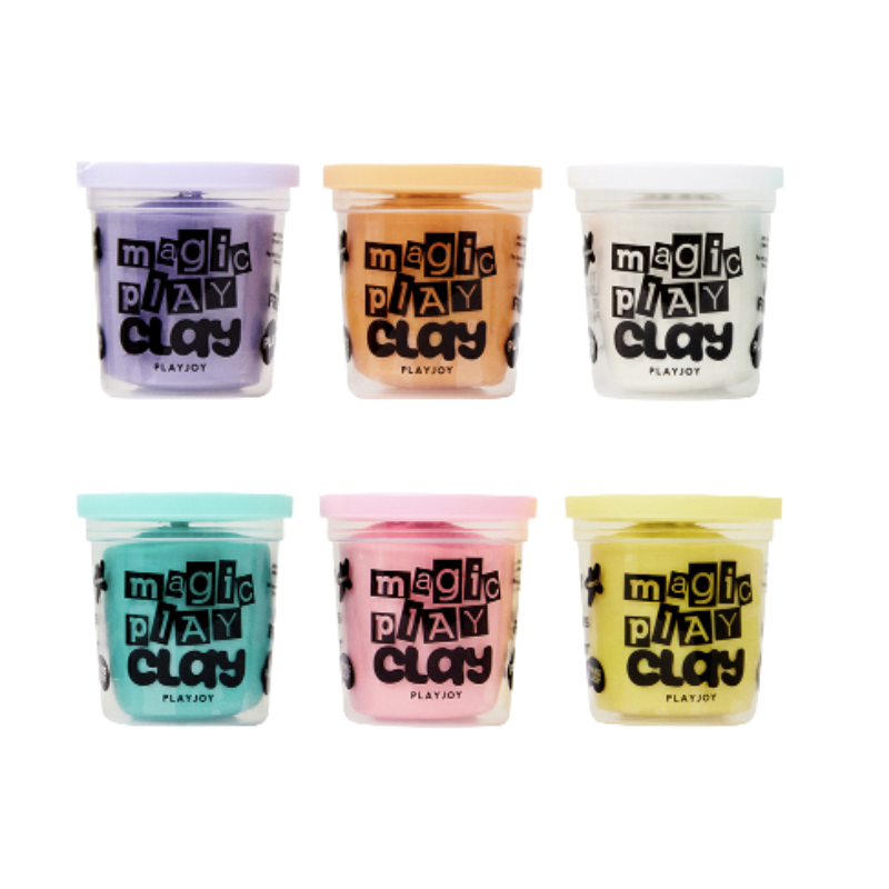 Set 6 Plasticinas PlayJoy
