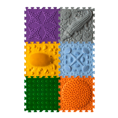 Set Young Explorer Mat alfombra sensorial 6 piezas Ortonature