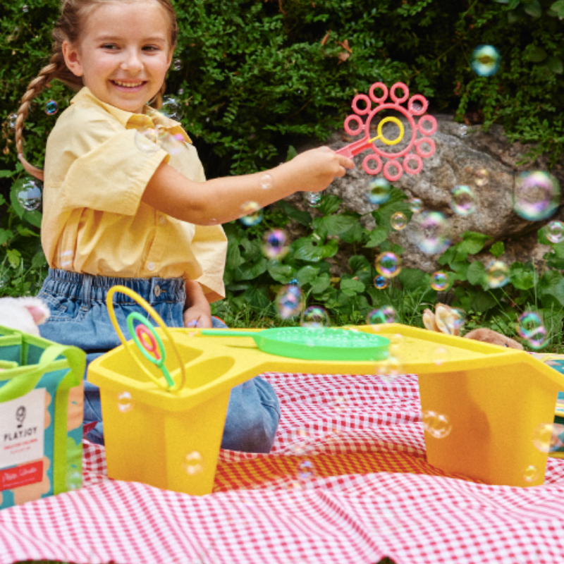 Pack Plasticinas + Balde accesorios + Bandeja