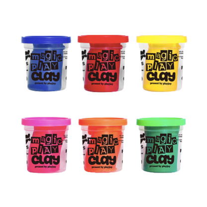 Set 6 Plasticinas PlayJoy