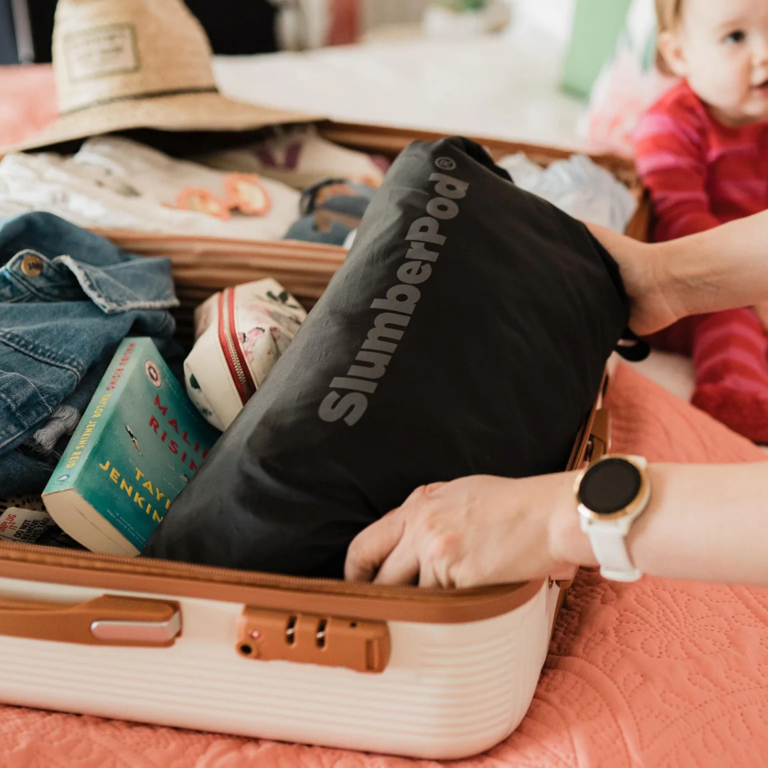 Blackout portátil de cuna Slumberpod con ventilador