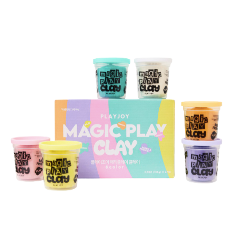 Set 6 Plasticinas PlayJoy