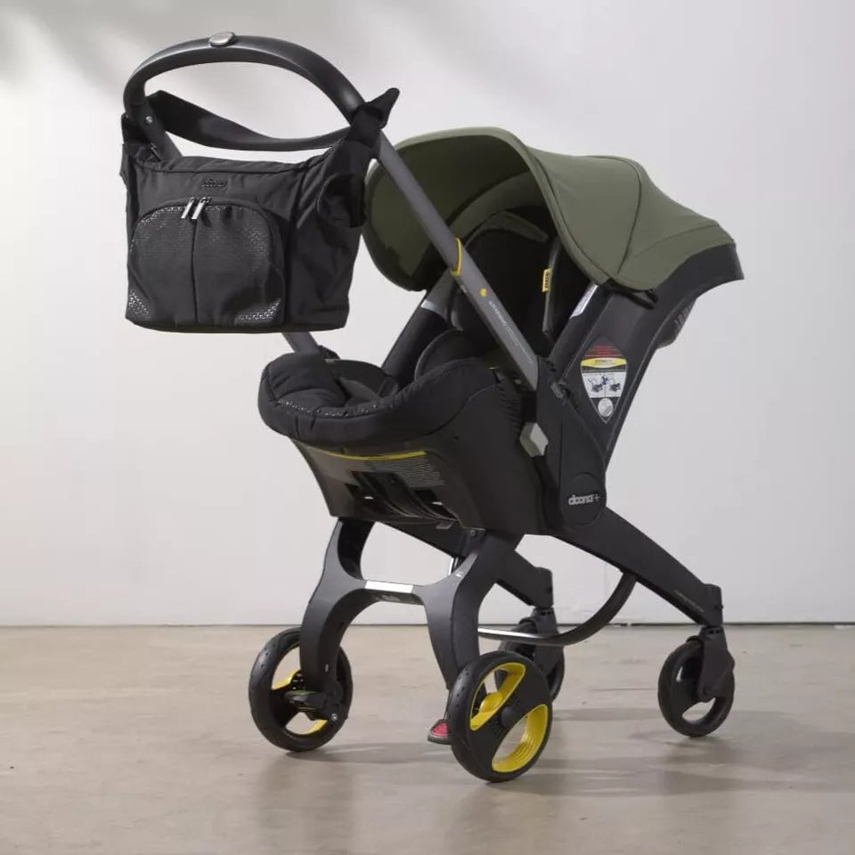 Bolso esencial negro silla coche Doona+