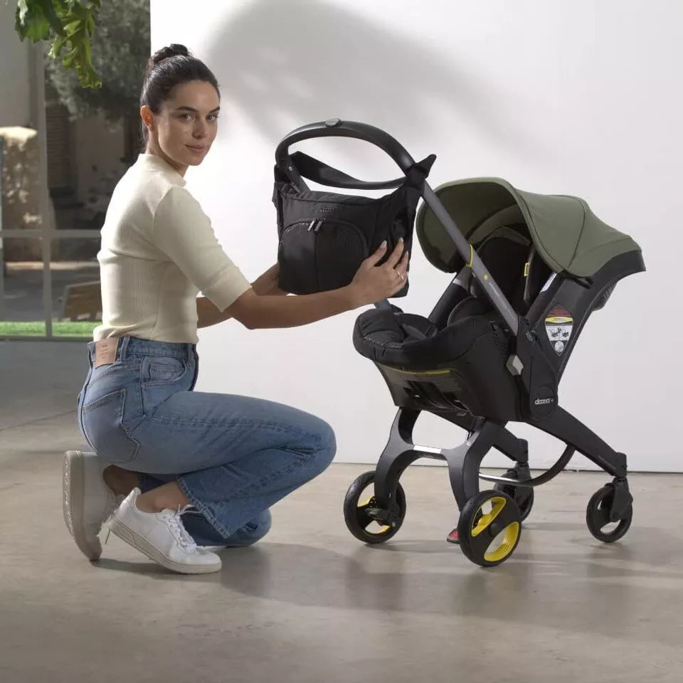 Bolso esencial negro silla coche Doona+
