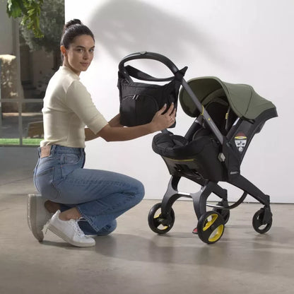 Bolso esencial negro silla coche Doona+