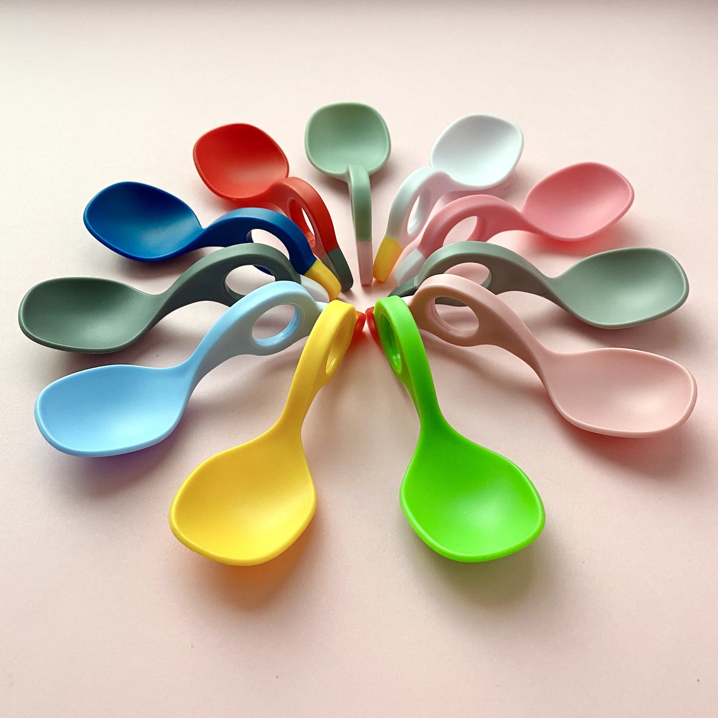 Pack 2 cucharas para comer bebé ICan