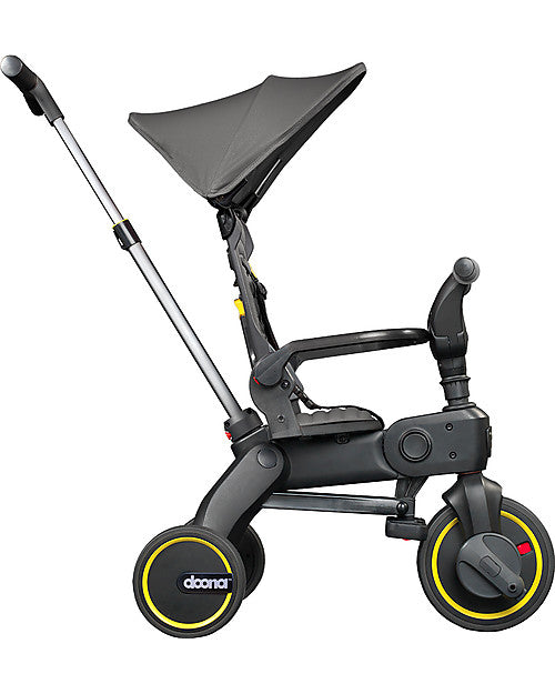 Triciclo Liki Trike S3 Grey + posa vaso Doona