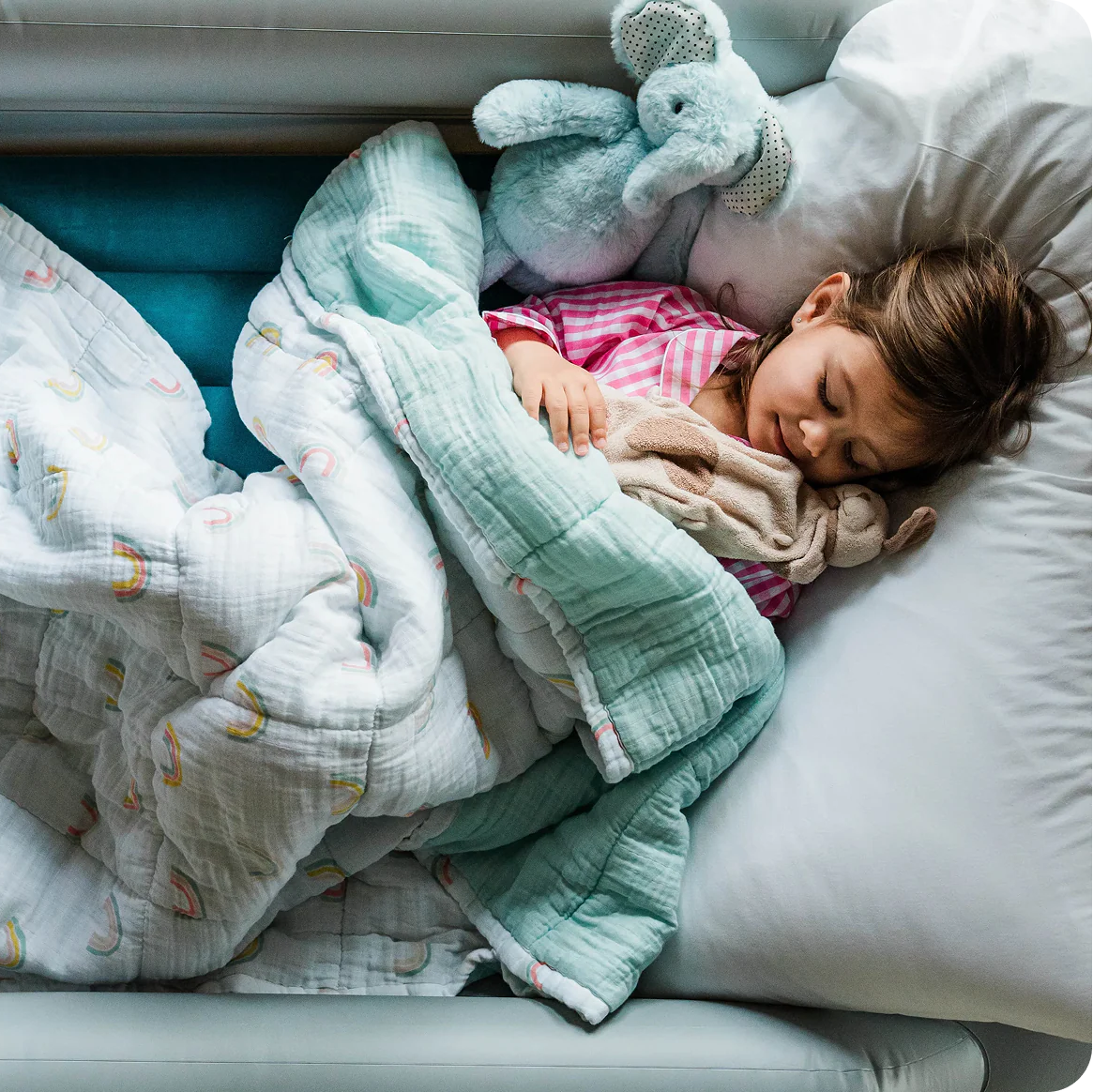 Cama colchon inflable SlumberTot para niños pequeños